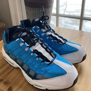 Nike By You Air Max 95 Woven Turquoise Black & Grey DX5389 900 Mens 12.5